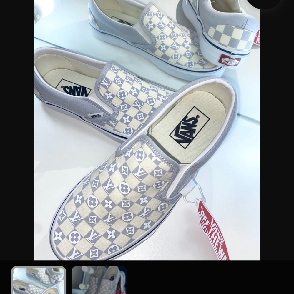 Van white slip ons - Picture 1 of 1